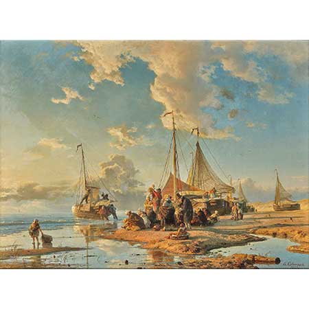 Andreas Achenbach Hollandalı Balıkçılar