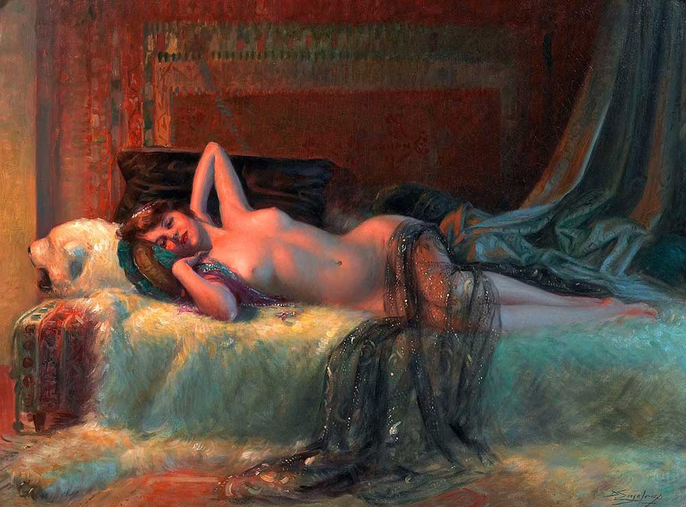 Delphin Enjolras Dinlenirken