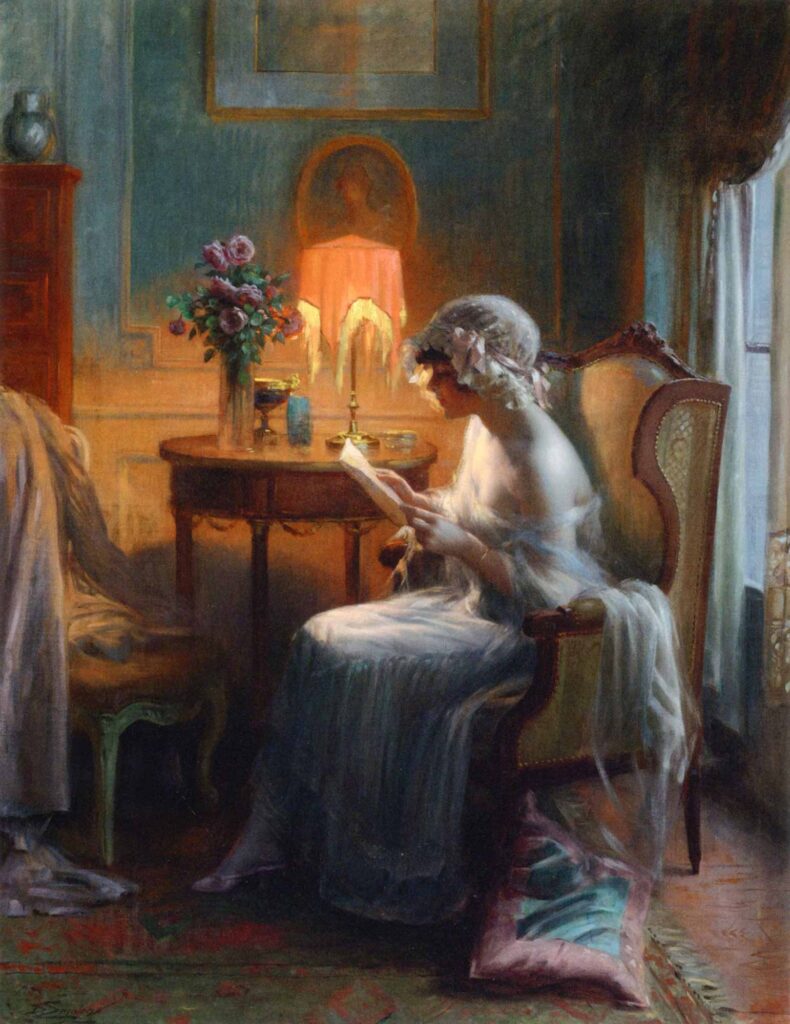 Delphin Enjolras Mektup Okurken