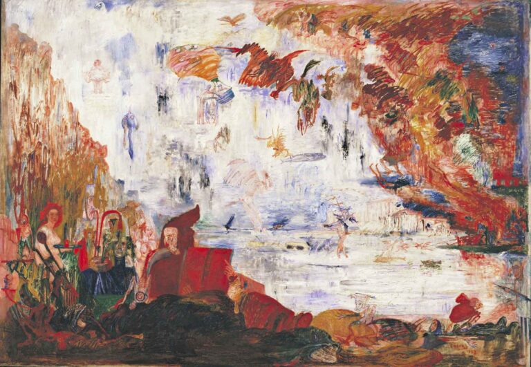 James Ensor Aziz Anthony'nin Çilesi istanbul sanat evi