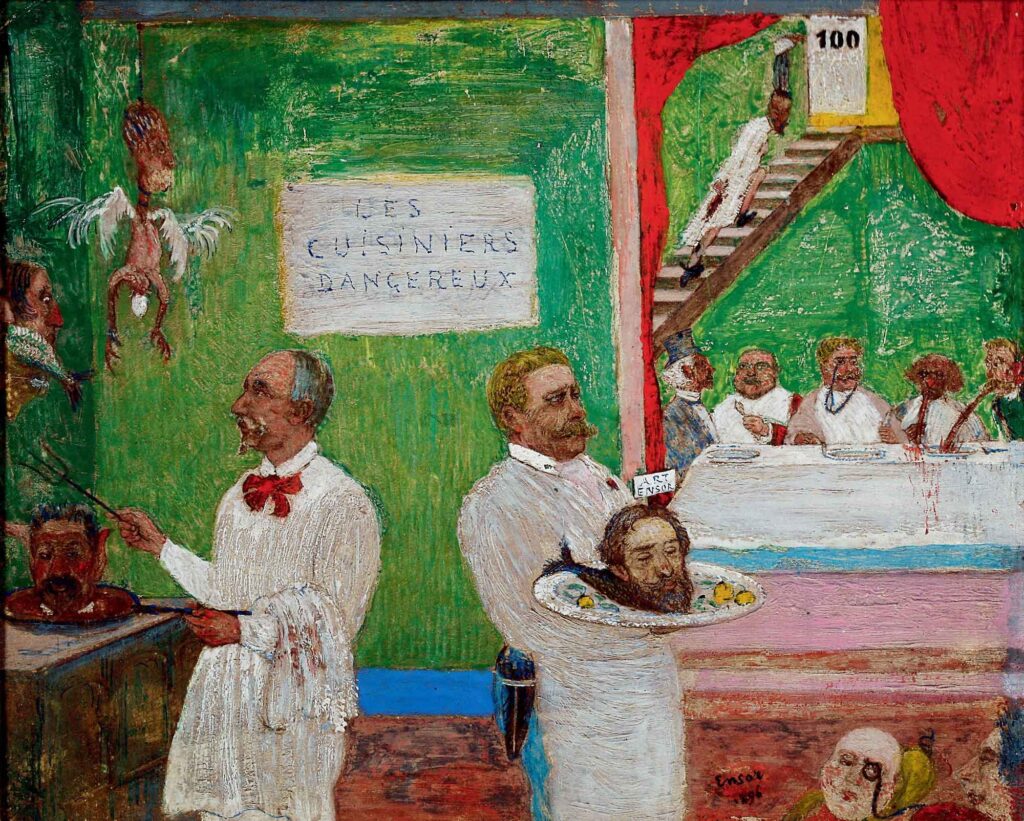 James Ensor Korkunç Yemek