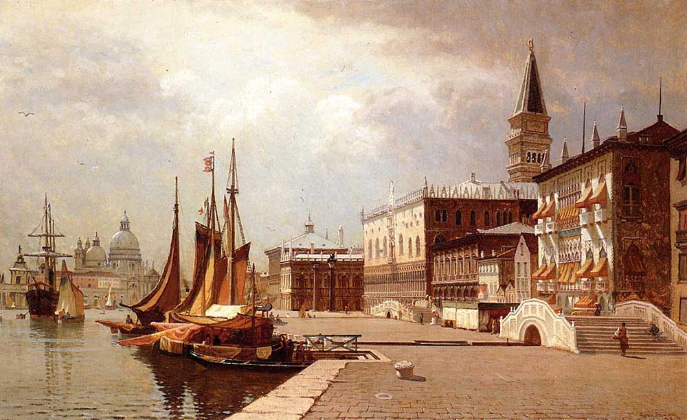 John Joseph Enneking Gün Ortasında Venedik