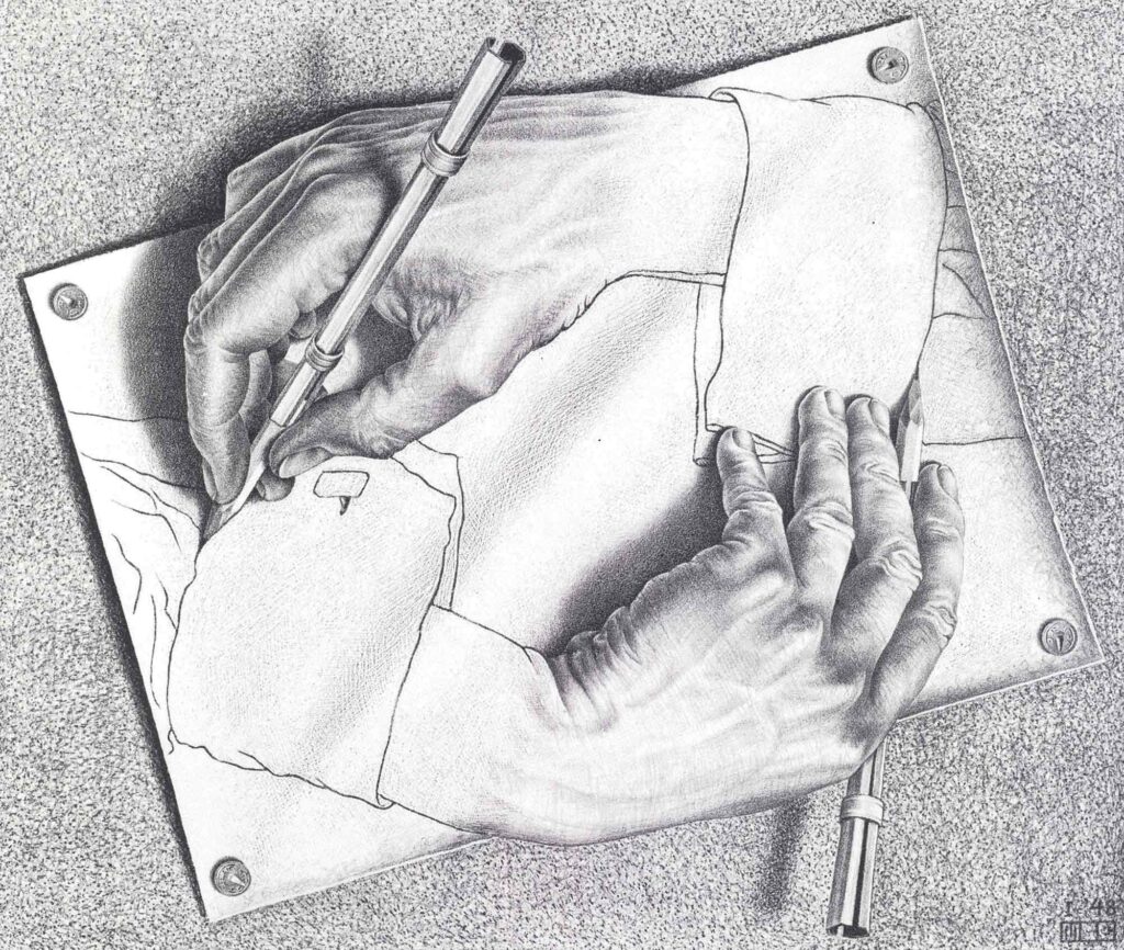 Maurits Cornelis Escher Çizen Eller