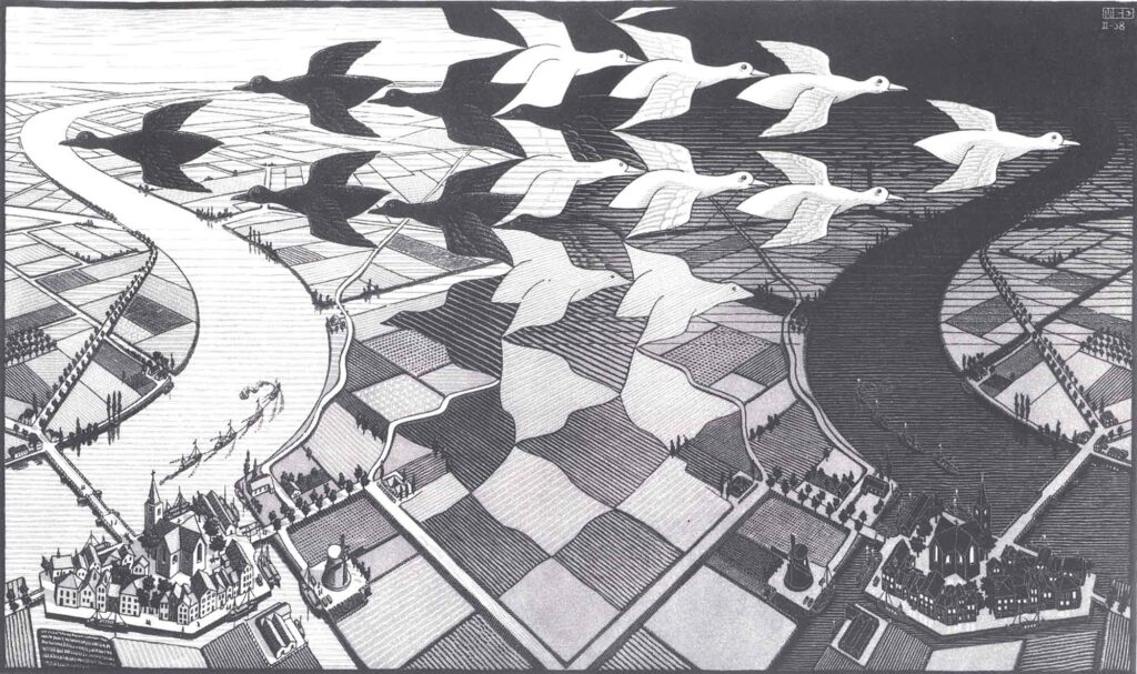 Maurits Cornelis Escher Gündüz ve Gece