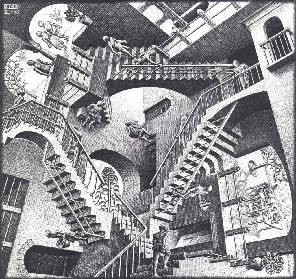 Maurits Cornelis Escher Relativite