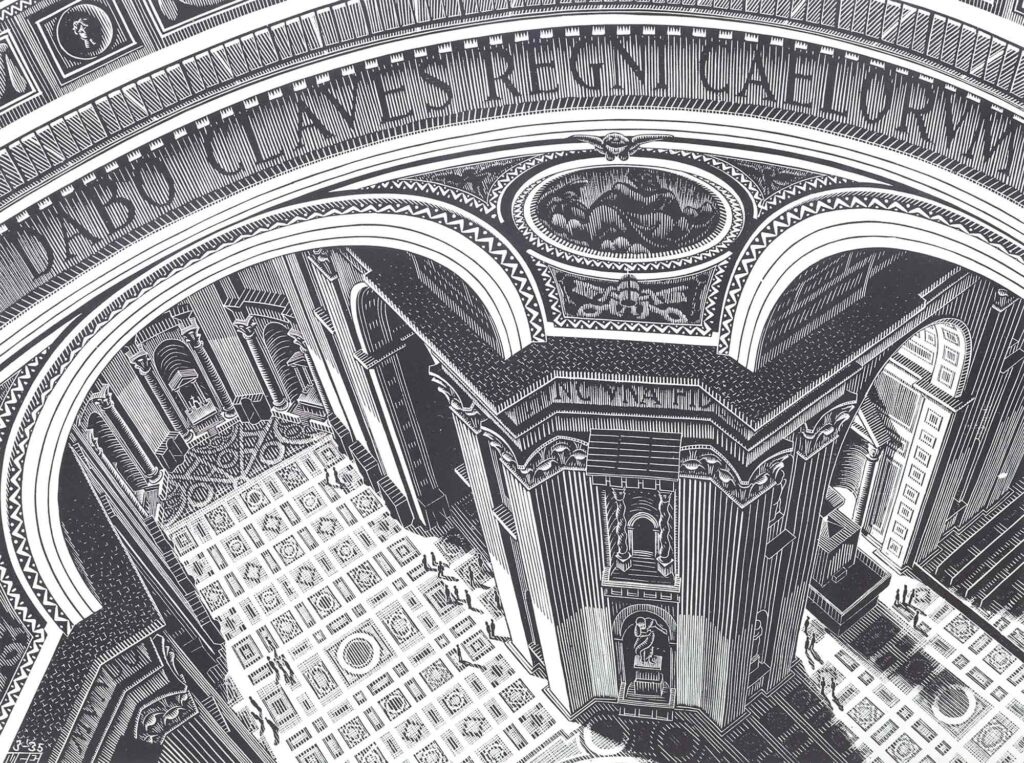 Maurits Cornelis Escher St Peters Roma