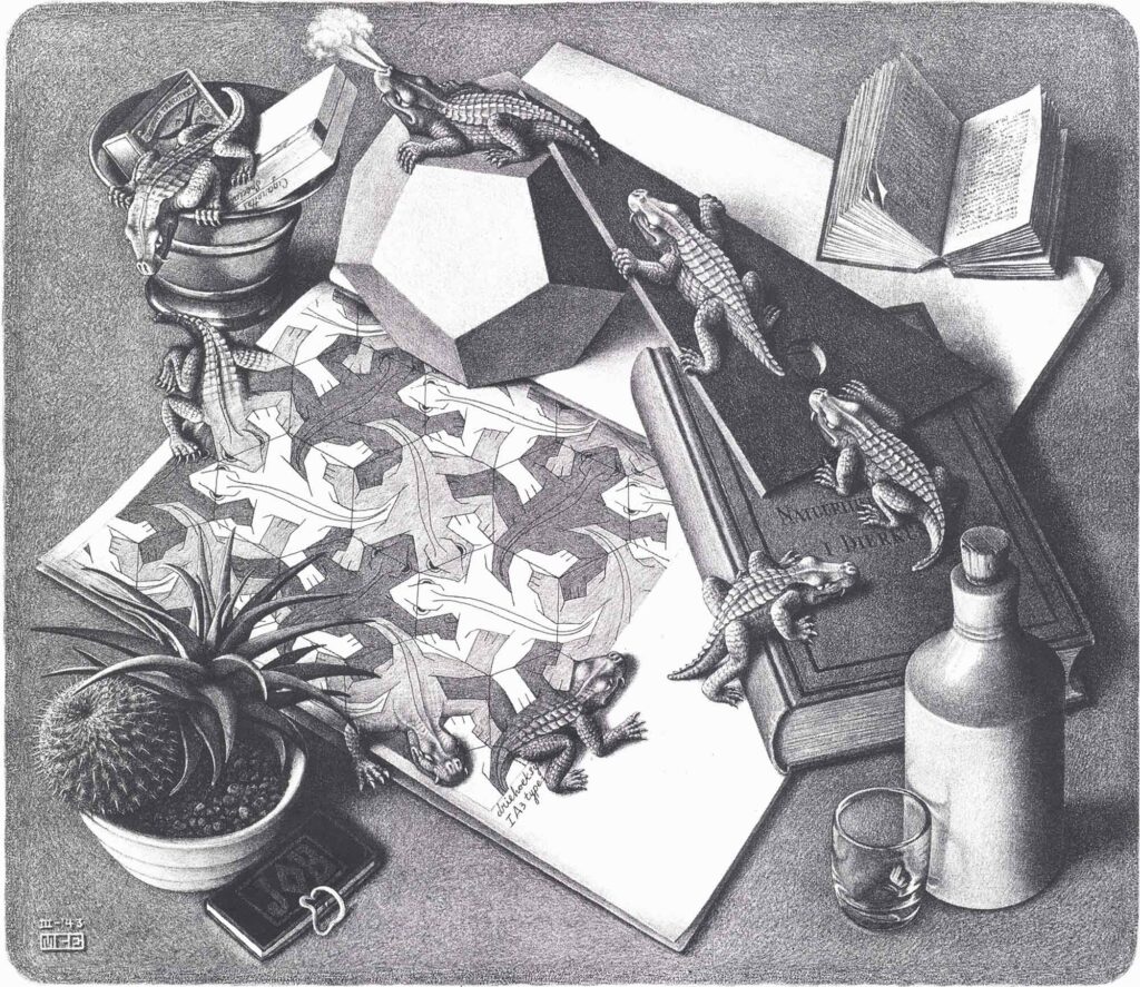 Maurits Cornelis Escher Sürüngenler