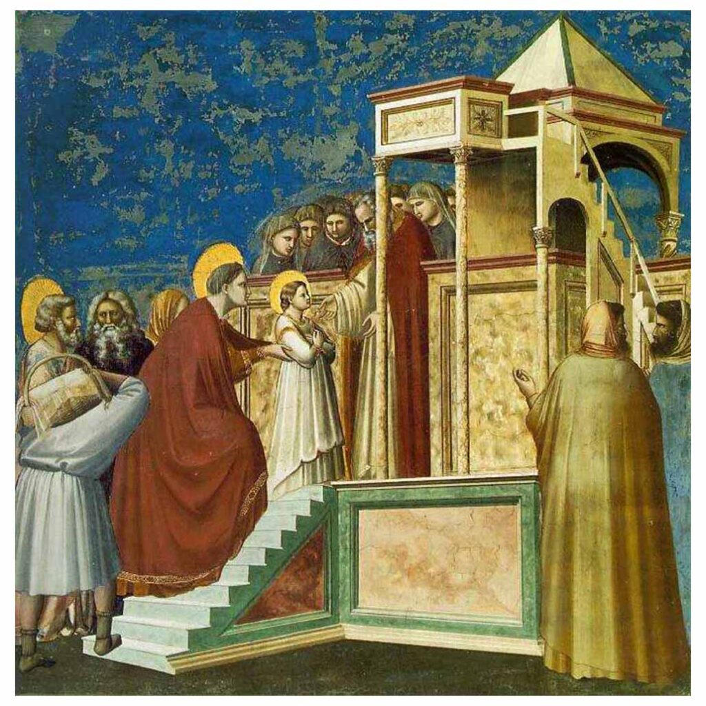 Resim 04, Giotto di Bondone, Meryem’in Tanıştırılması, 1303