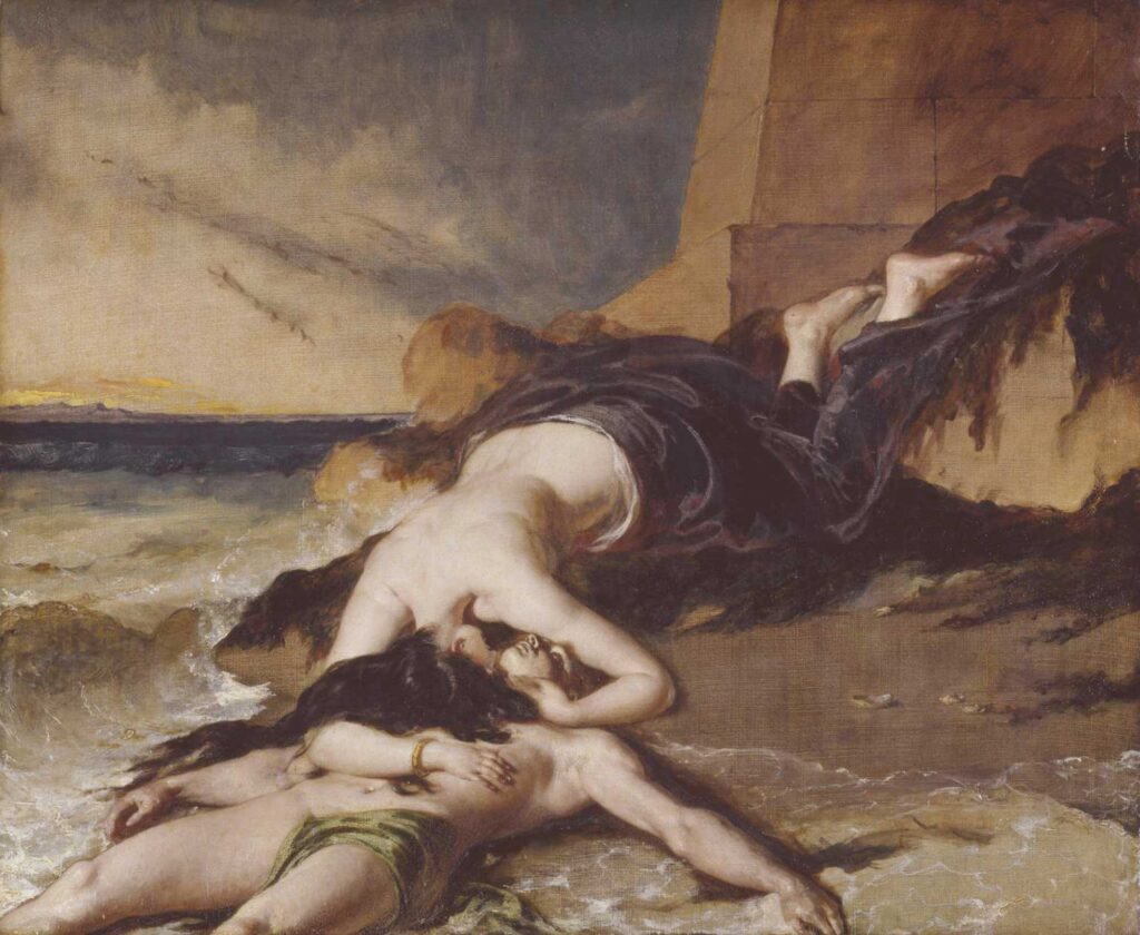 William Etty Hero ve Leandros