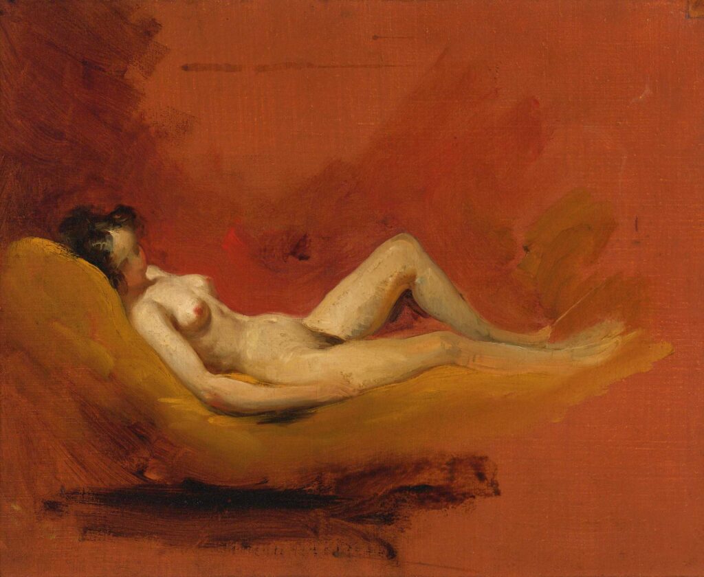 William Etty Kadın Nü Etüdü