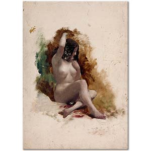 William Etty Oturan Nü