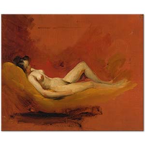 William Etty Kadın Nü Etüdü