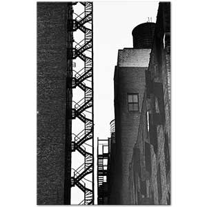 Andreas Feininger Yangın Merdiveni New York