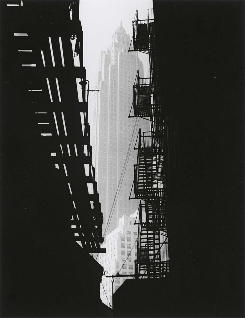 Andreas Feininger Pine Caddesinde Binalar