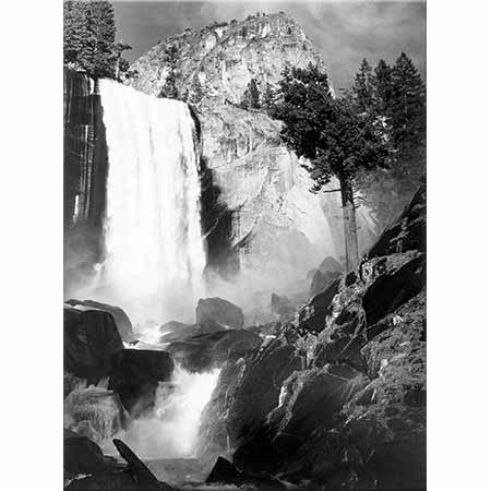 Ansel Adams Vernal Şelalesi Yosemite