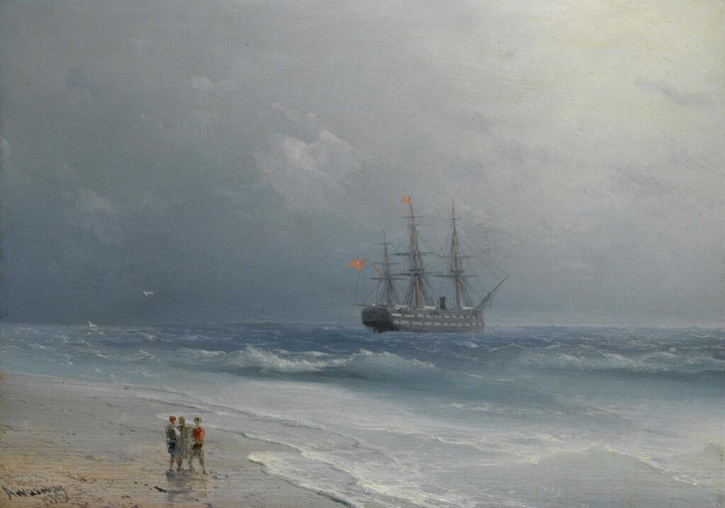 Ayvazovski Sahilden Seyrediş