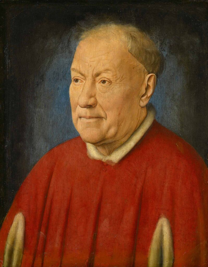 Jan van Eyck Kardinal Nicholaes Albergati'nin Portresi