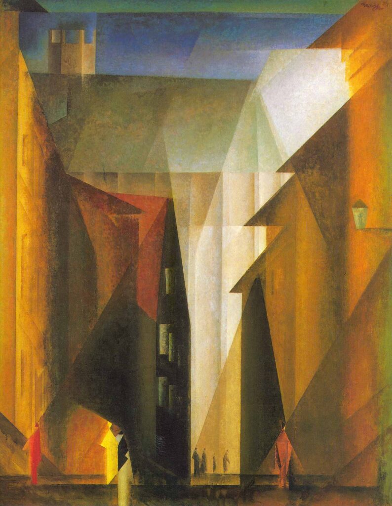 Lyonel Feininger Barfüsser Kilisesi I