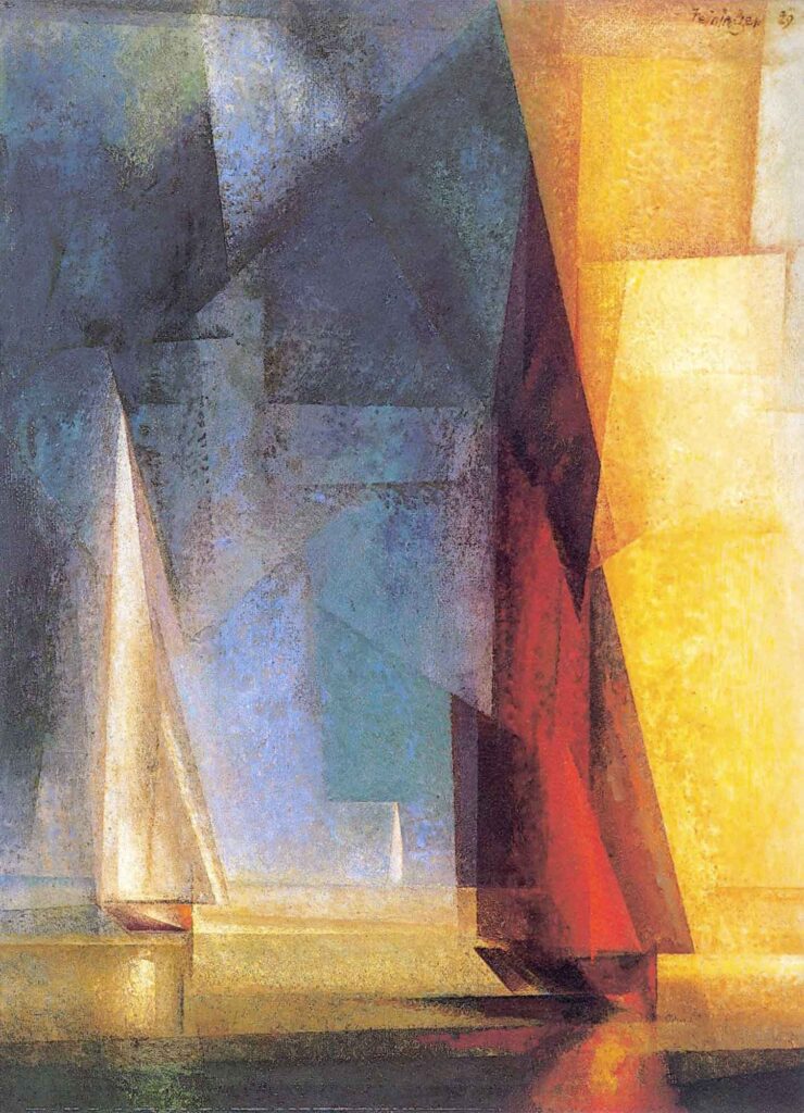 Lyonel Feininger Denizde Sakin Gün III