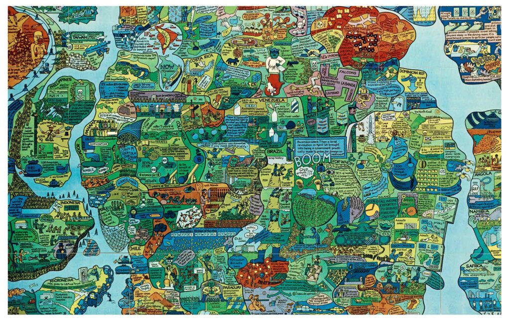 Öyvind Fahlström Dünya Haritasından Bölüm Puzzle