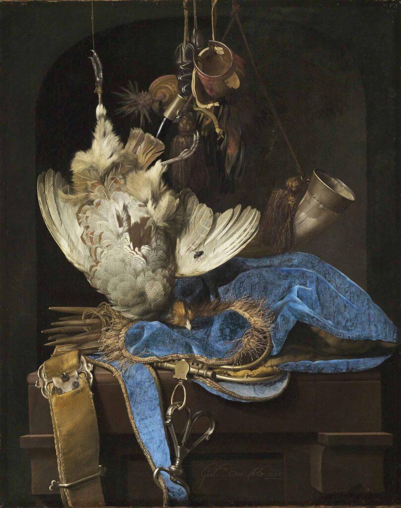 Willem van Aelst Av Malzemeleri ile Natürmort