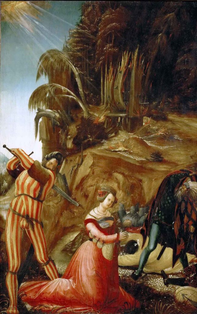 Albrecht Altdorfer Azize Katerina'nın Katli - Beheading of St Catherine