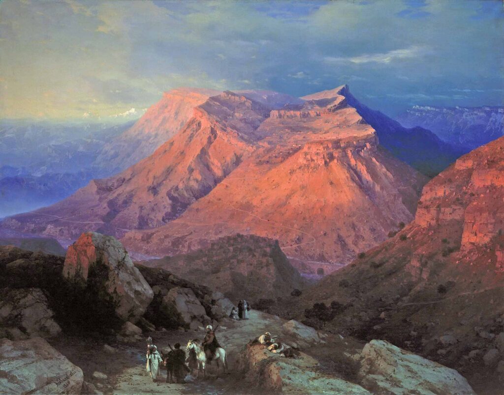 Ayvazovski Dağıstan Dağları