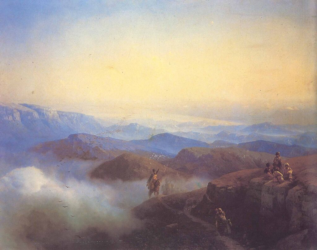 Ayvazovski Kafkas Dağlarında