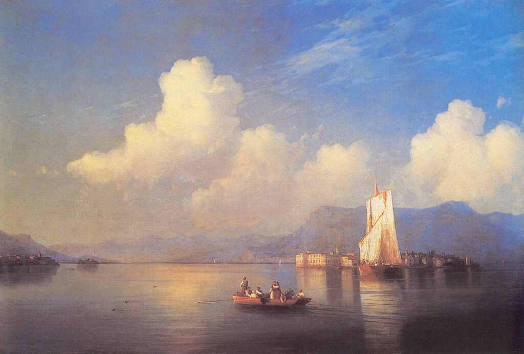 Ayvazovski Maggiore Gölünde Akşam