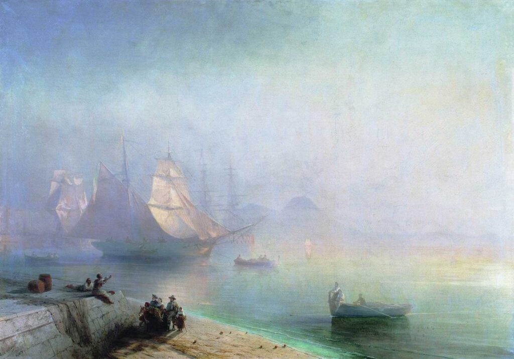 Ayvazovski Napoli Körfezinde Sabah