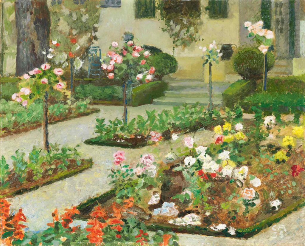 Cuno Amiet Gül Bahçesi - Rose Garden