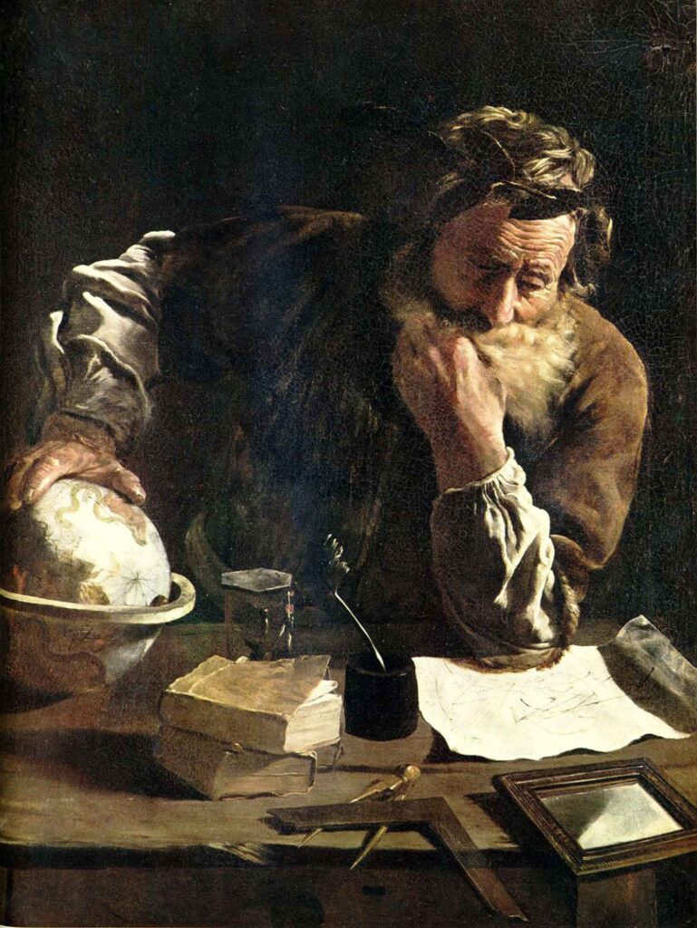 Domenico Fetti Arşimed Düşünürken - Archimedes Thoughtful