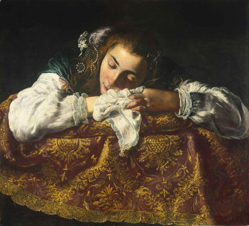 Domenico Fetti Uyuyan Kız - Sleeping Girl