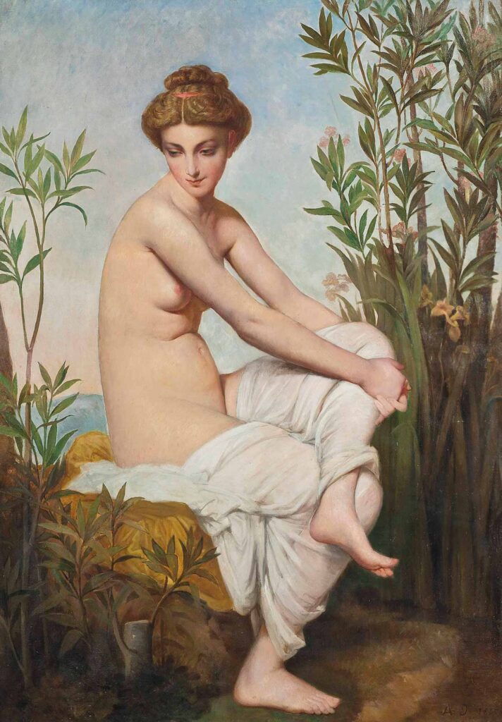 Eugene Emmanuel Amaury Duval Deniz Kıyısında - The Bather