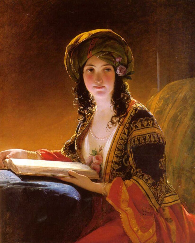 Friedrich von Amerling Doğulu Kadın - Oriental Woman