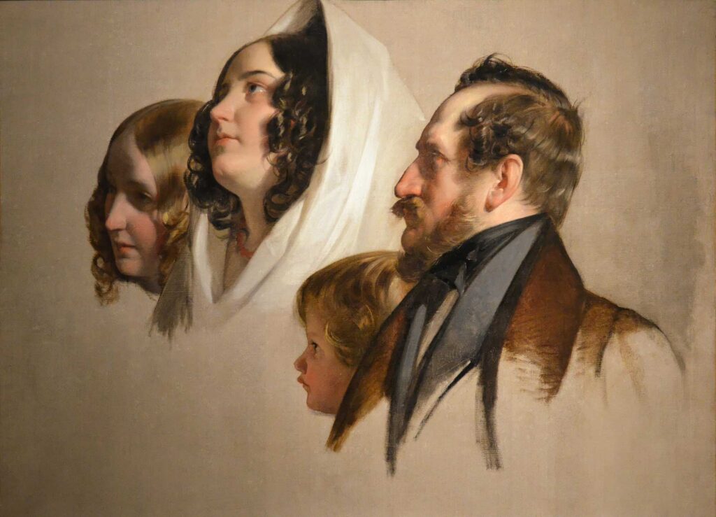 Friedrich von Amerling Portre Eskizi - Portrait Studies