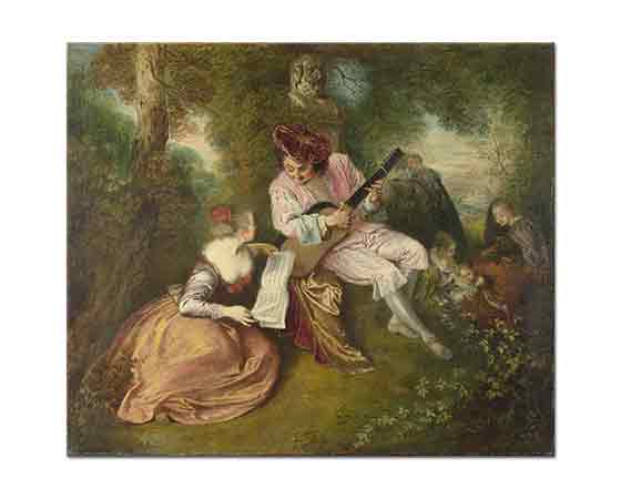 Jean Antoine Watteau Aşk Şarkısı - The Love Song