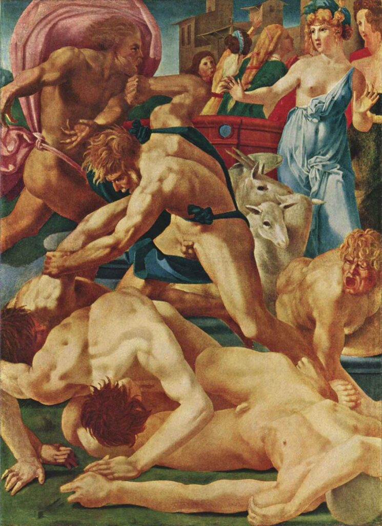 Rosso Fiorentino Hz Musa Jetro'nun Kızlarını Savunurken - Moses Defending the Daughters of Jethro