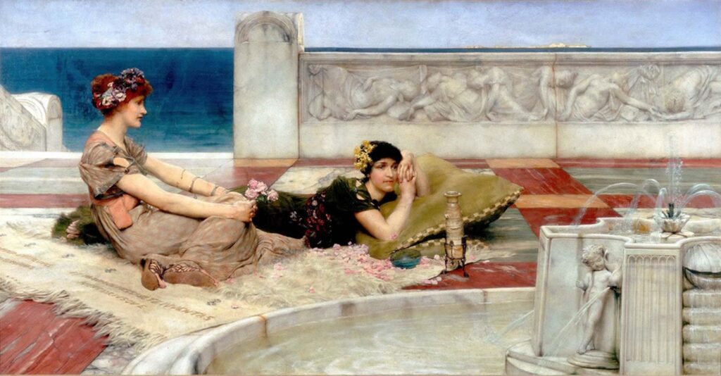 Sir Lawrence Alma Tadema Aşk Yolculukları - Love Votaries