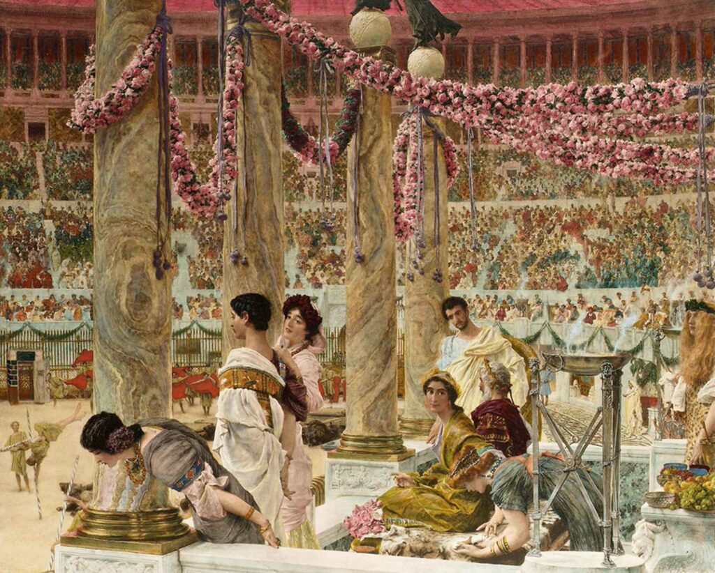 Sir Lawrence Alma Tadema Caracalla ve Geta Kolezyumda