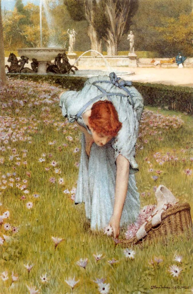 Sir Lawrence Alma Tadema Çiçekler