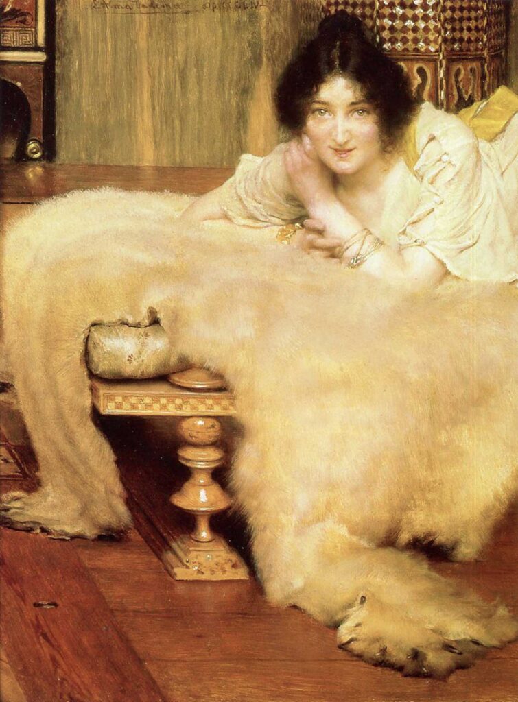 Sir Lawrence Alma Tadema Dinleyici - A Listener