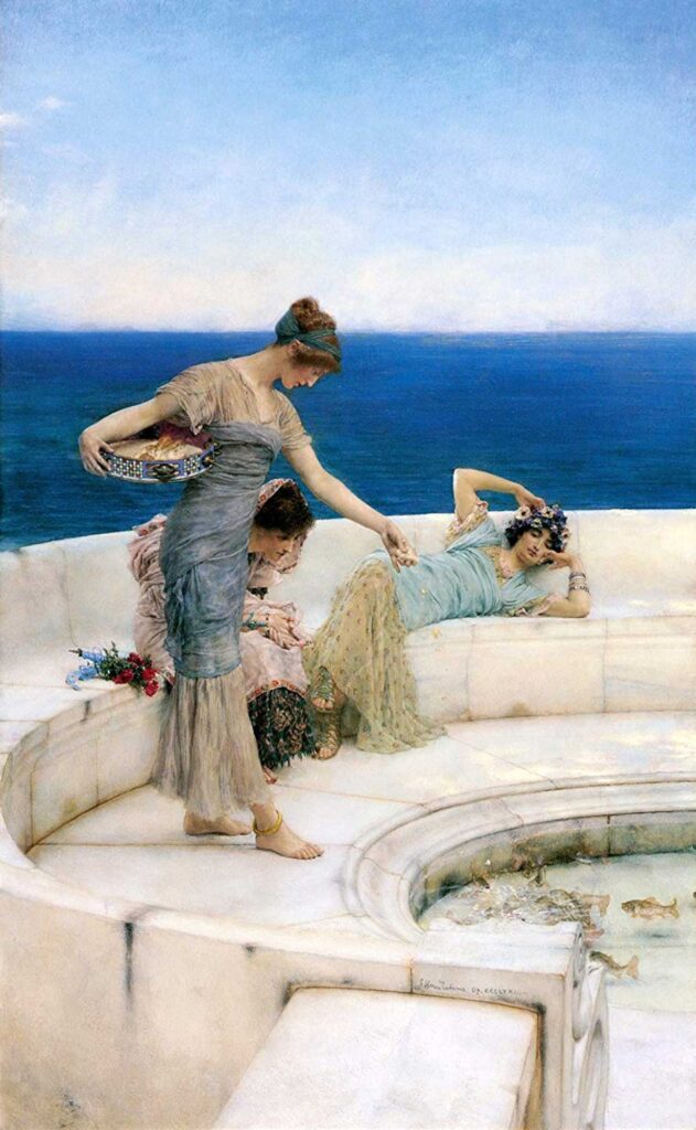 Sir Lawrence Alma Tadema Gümüş Gözdeler