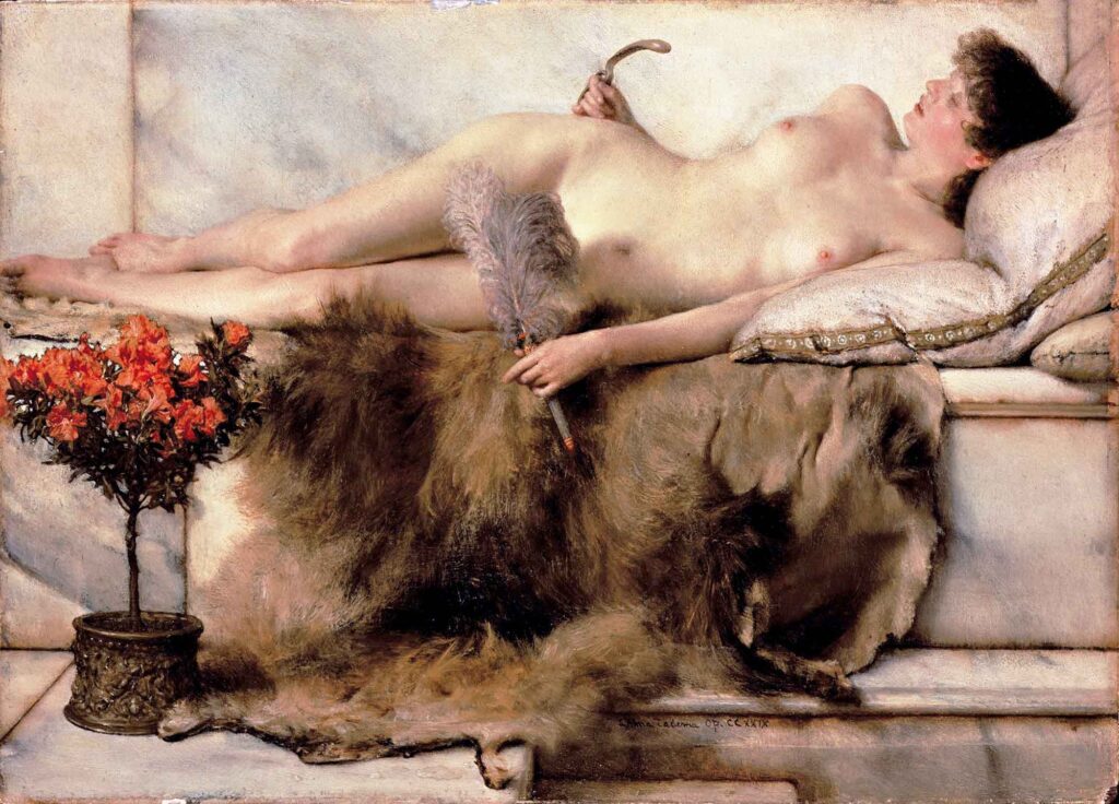 Sir Lawrence Alma Tadema Hamamda Dinlenme