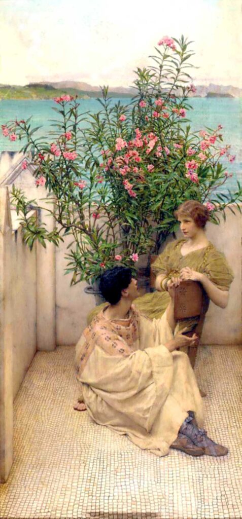 Sir Lawrence Alma Tadema Kur - Courtship