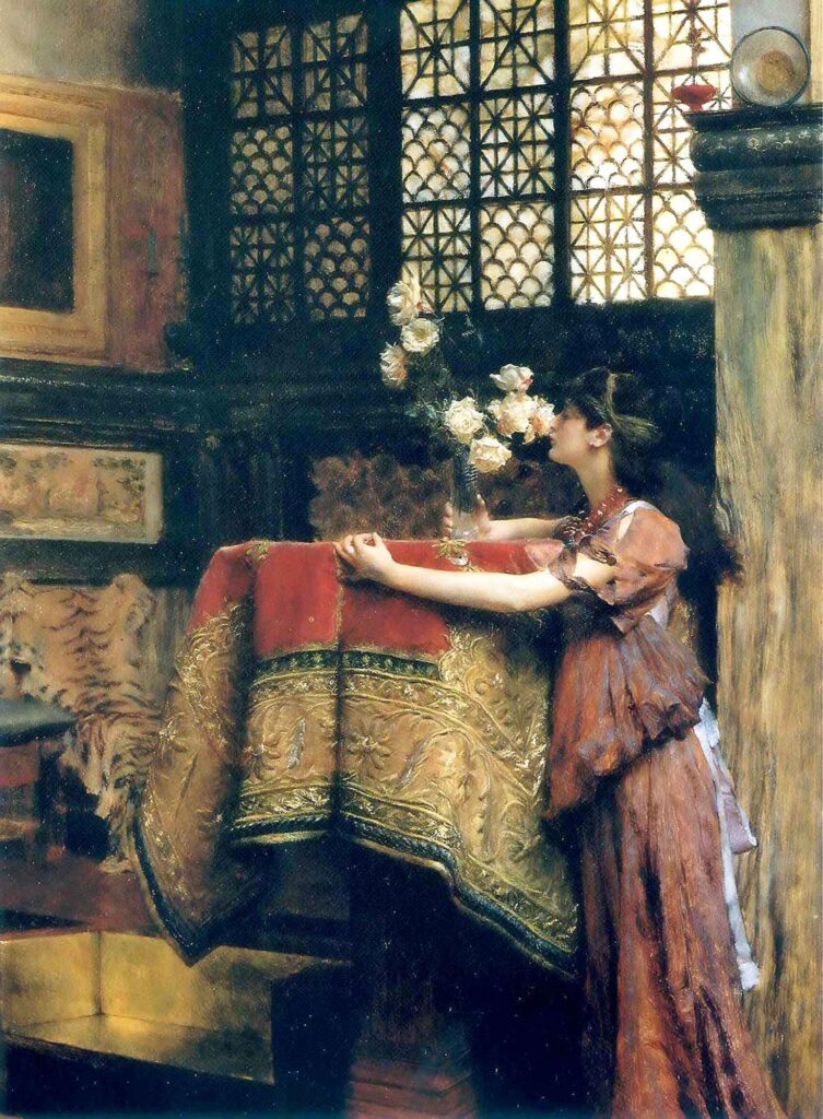 Sir Lawrence Alma Tadema Stüdyomda