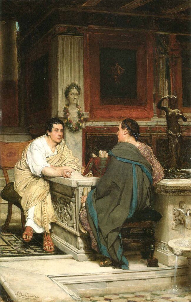 Sir Lawrence Alma Tadema Tartışma - The Discourse