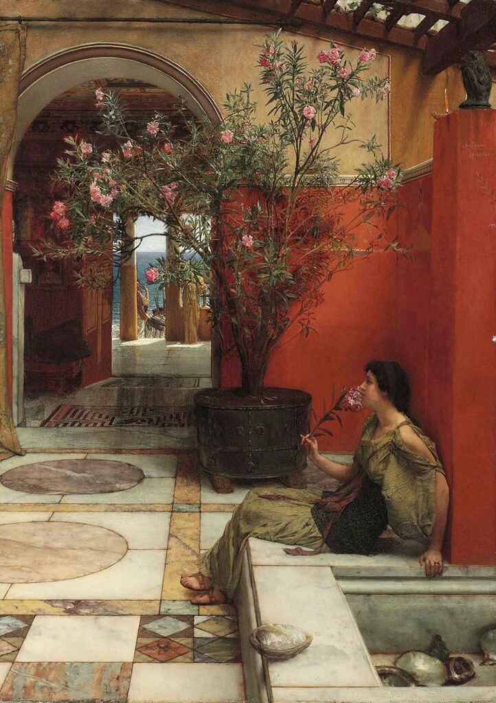 Sir Lawrence Alma Tadema Zakkumlar - An Oleander