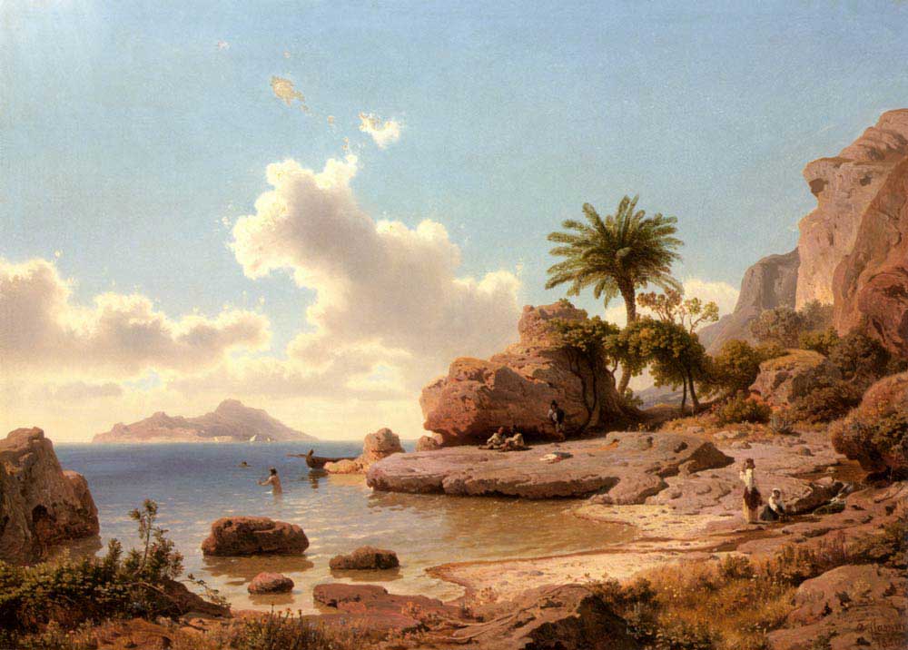 Albert Flamm Capri'den Bakış
