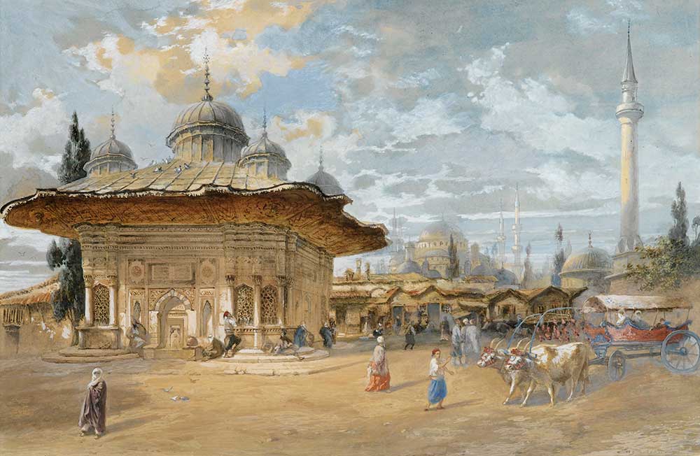 Eugene Flandin III. Ahmet Çeşmesi